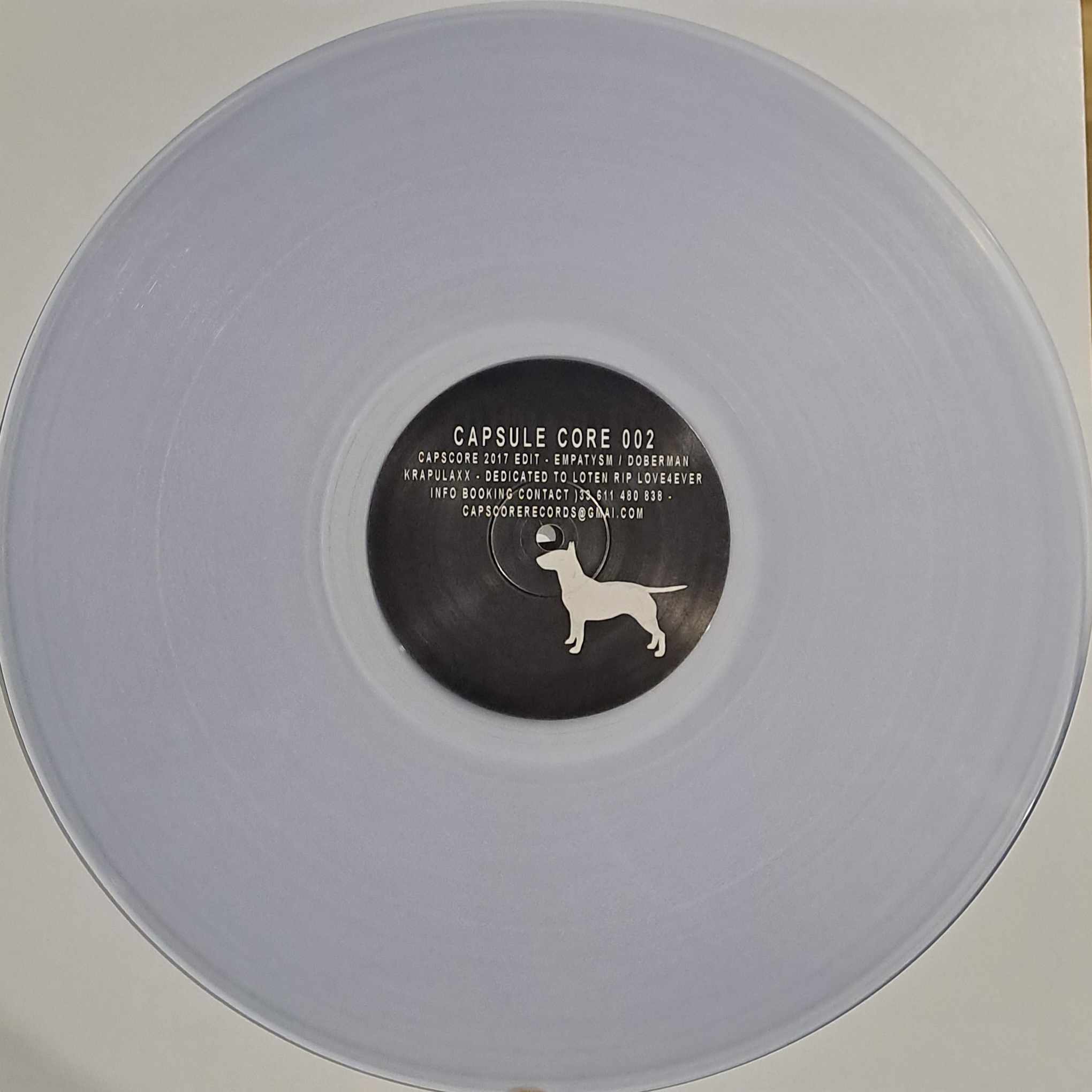 Capsule Core 002 (clair) - vinyle hardcore